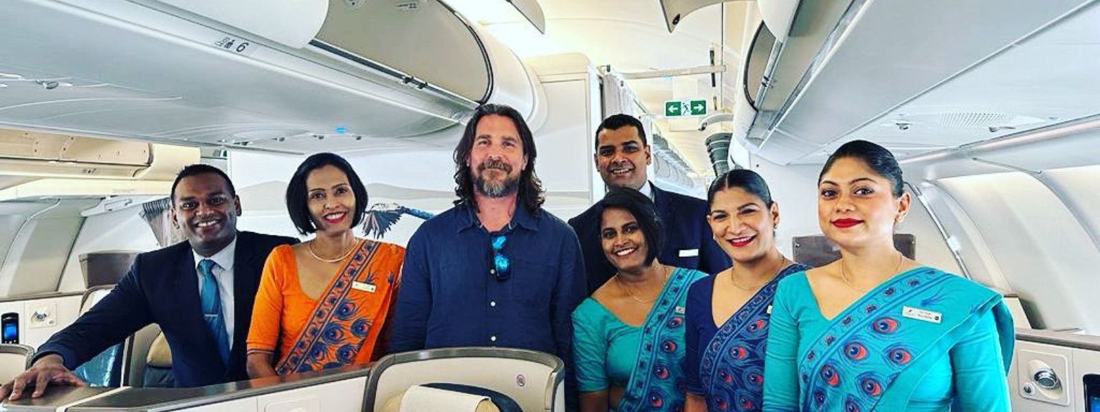 Hollywood actor Christian Bale flies SriLankan